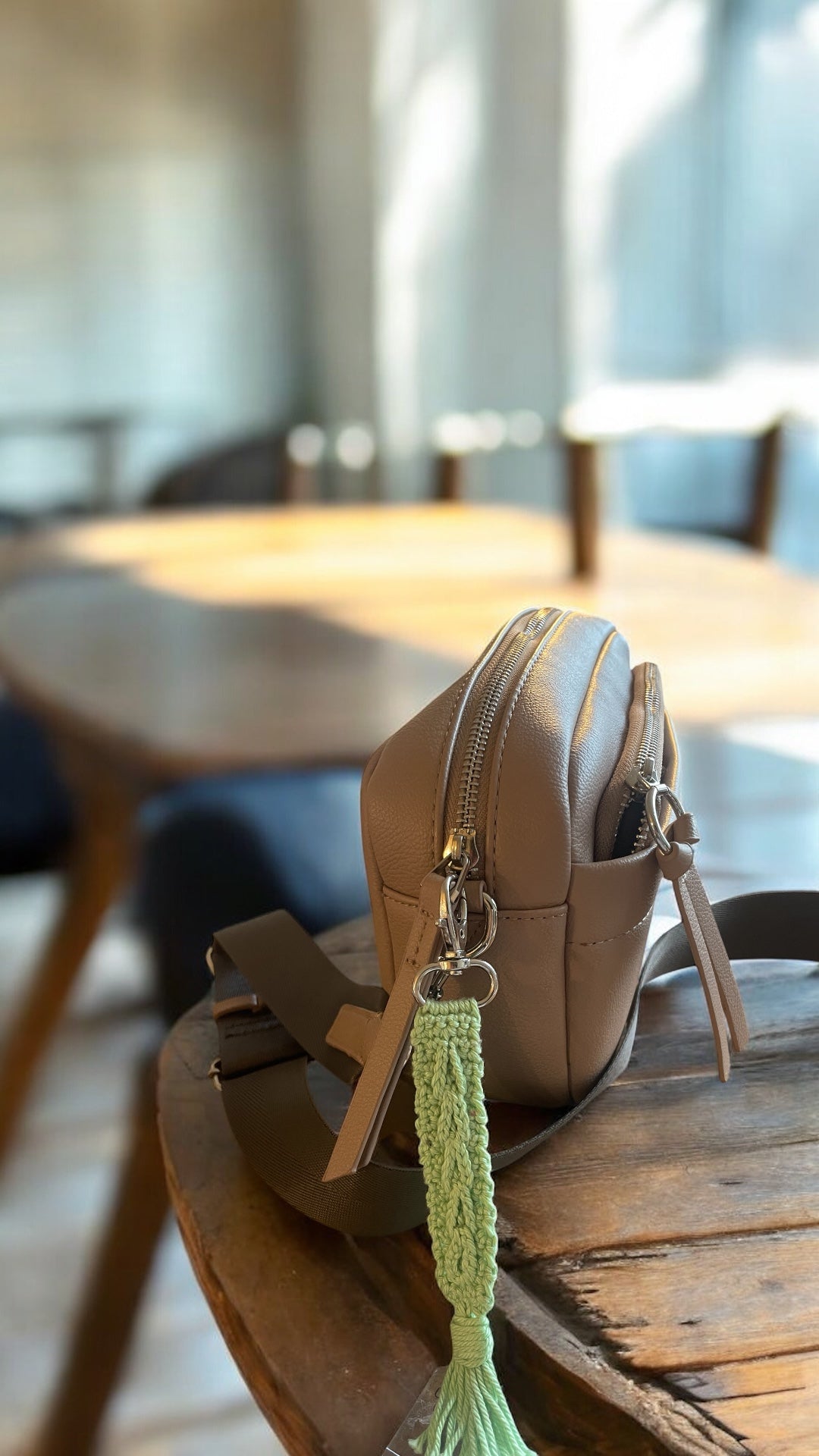 crochet tassenhanger