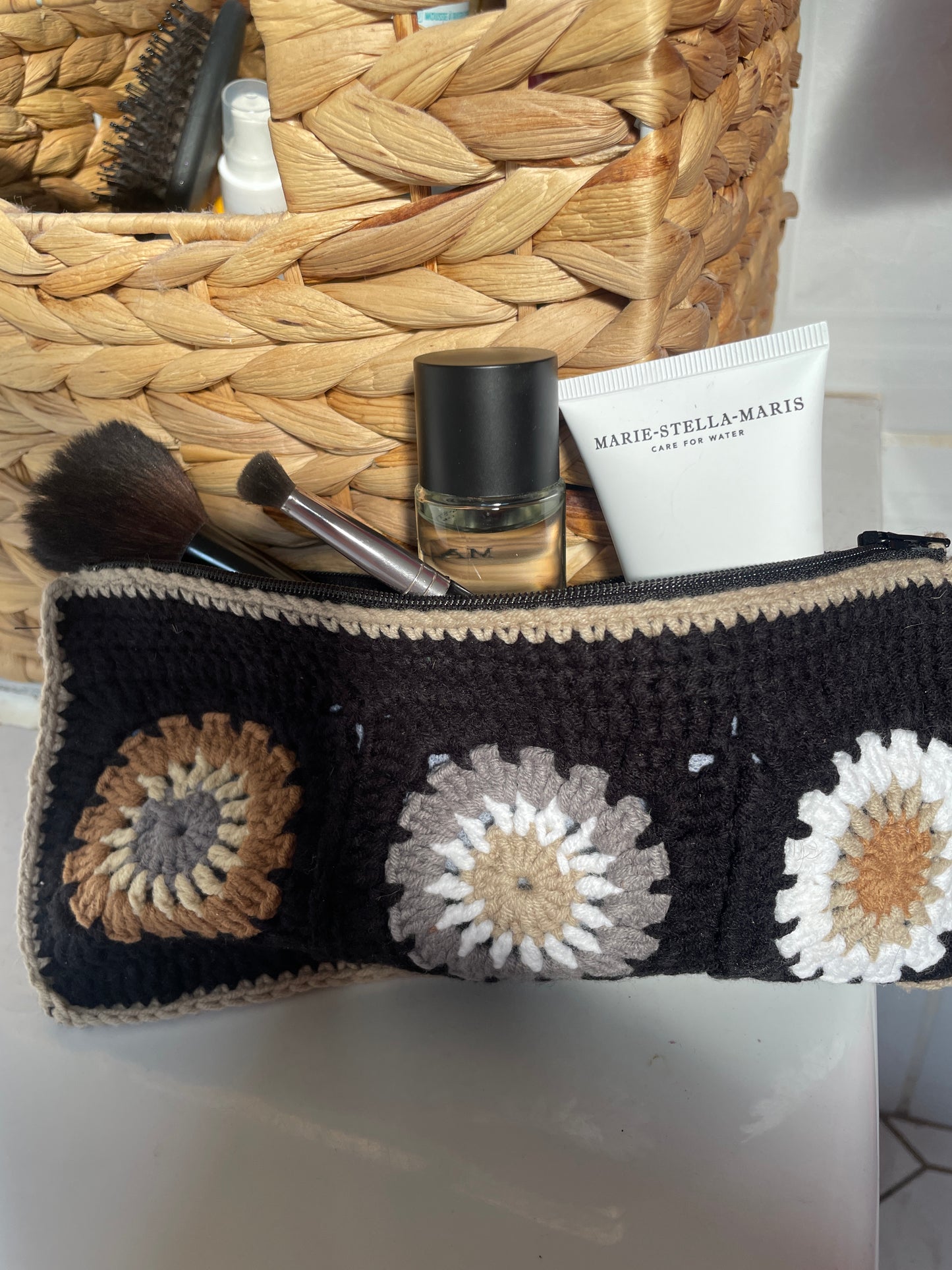 Gehaakt toilettasje granny squares