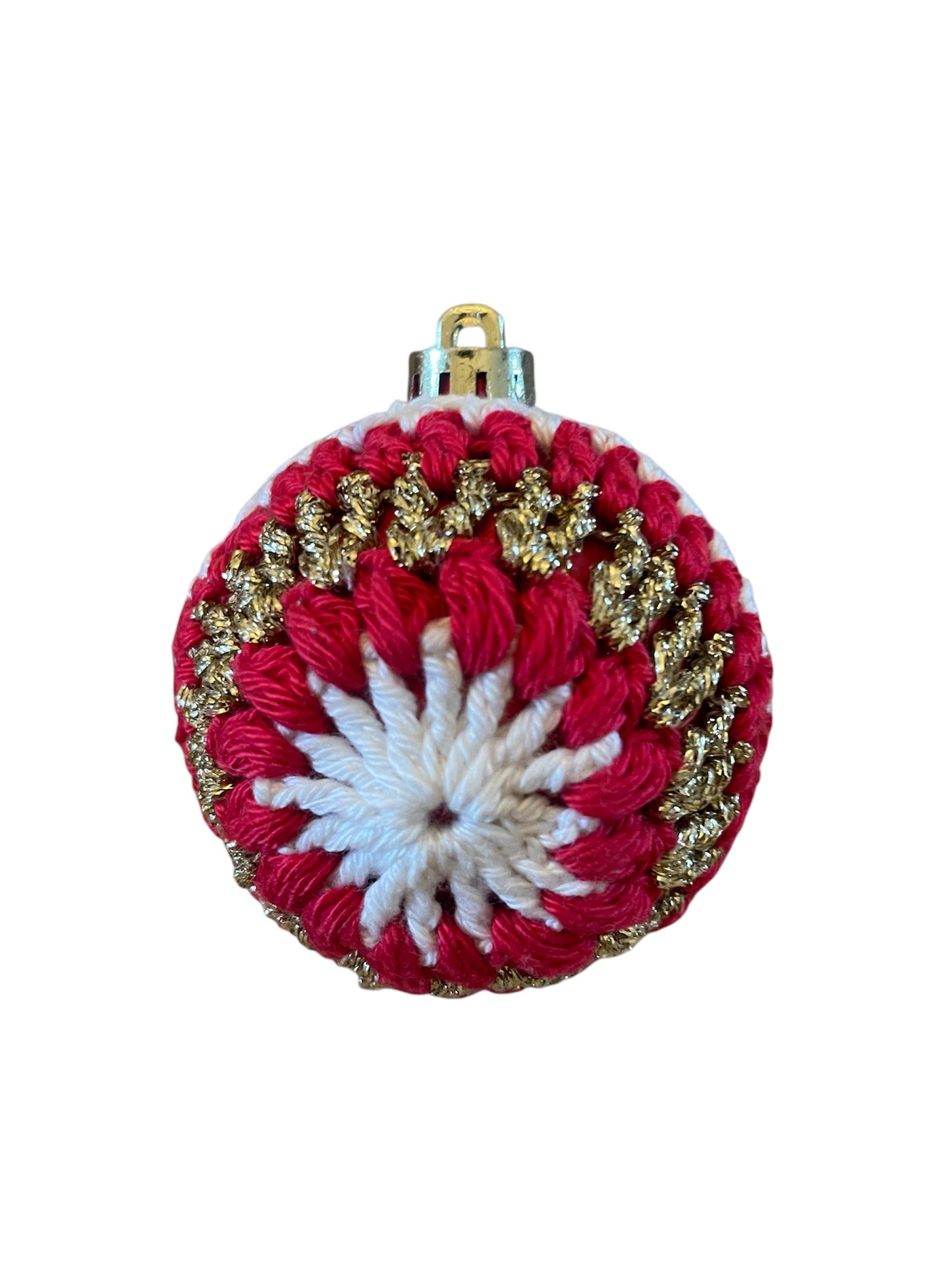 Gehaakte kerstbal