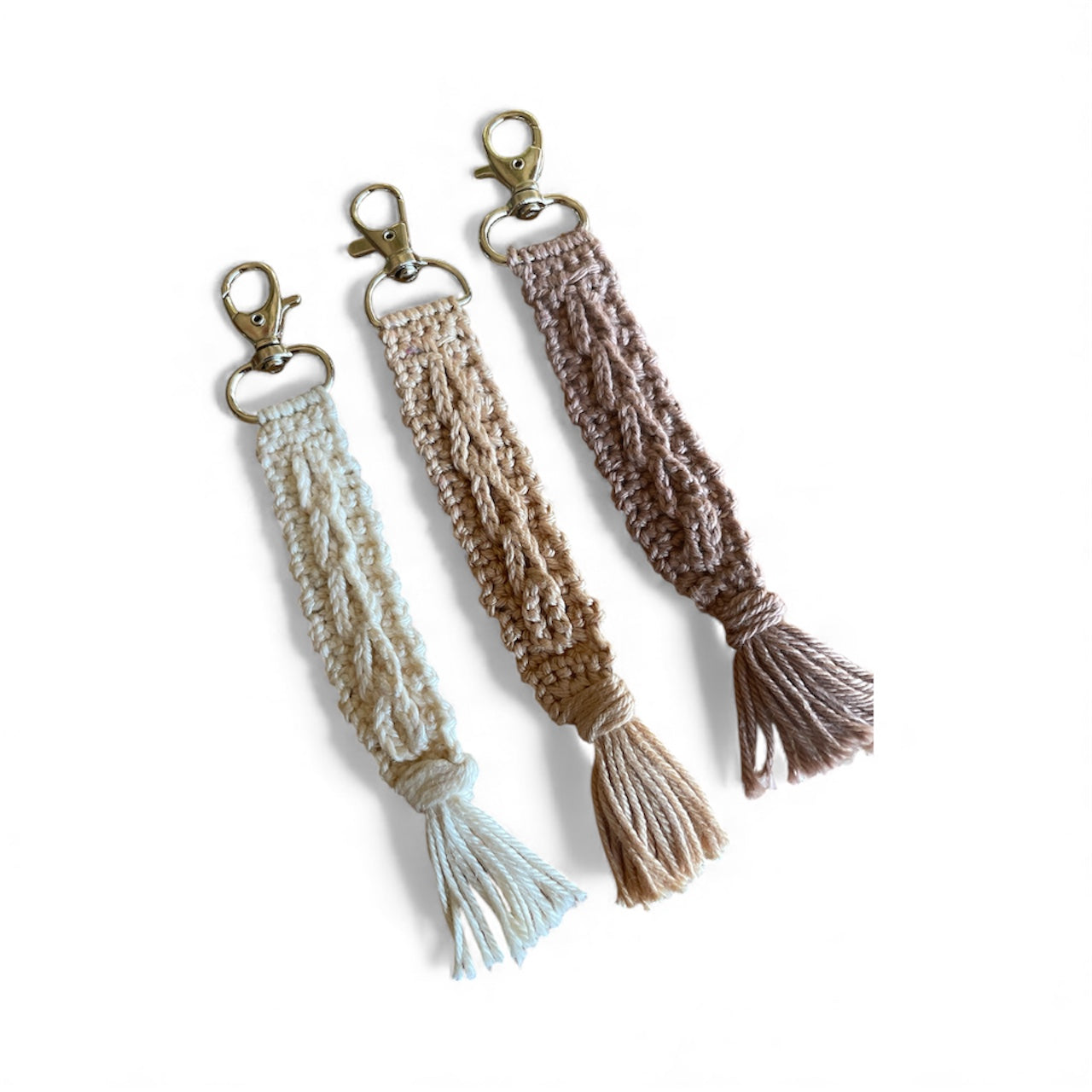 Crochet Tassenhanger - Limestone