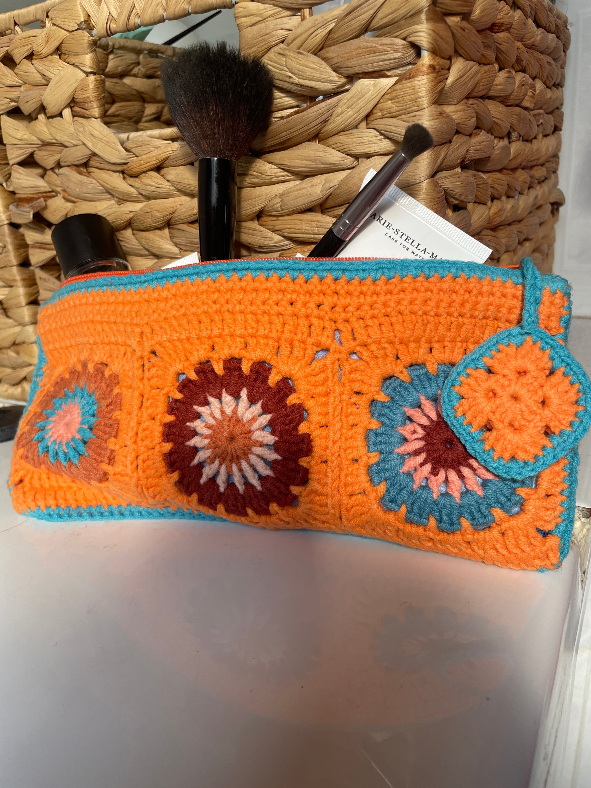Gehaakt toilettasje granny squares