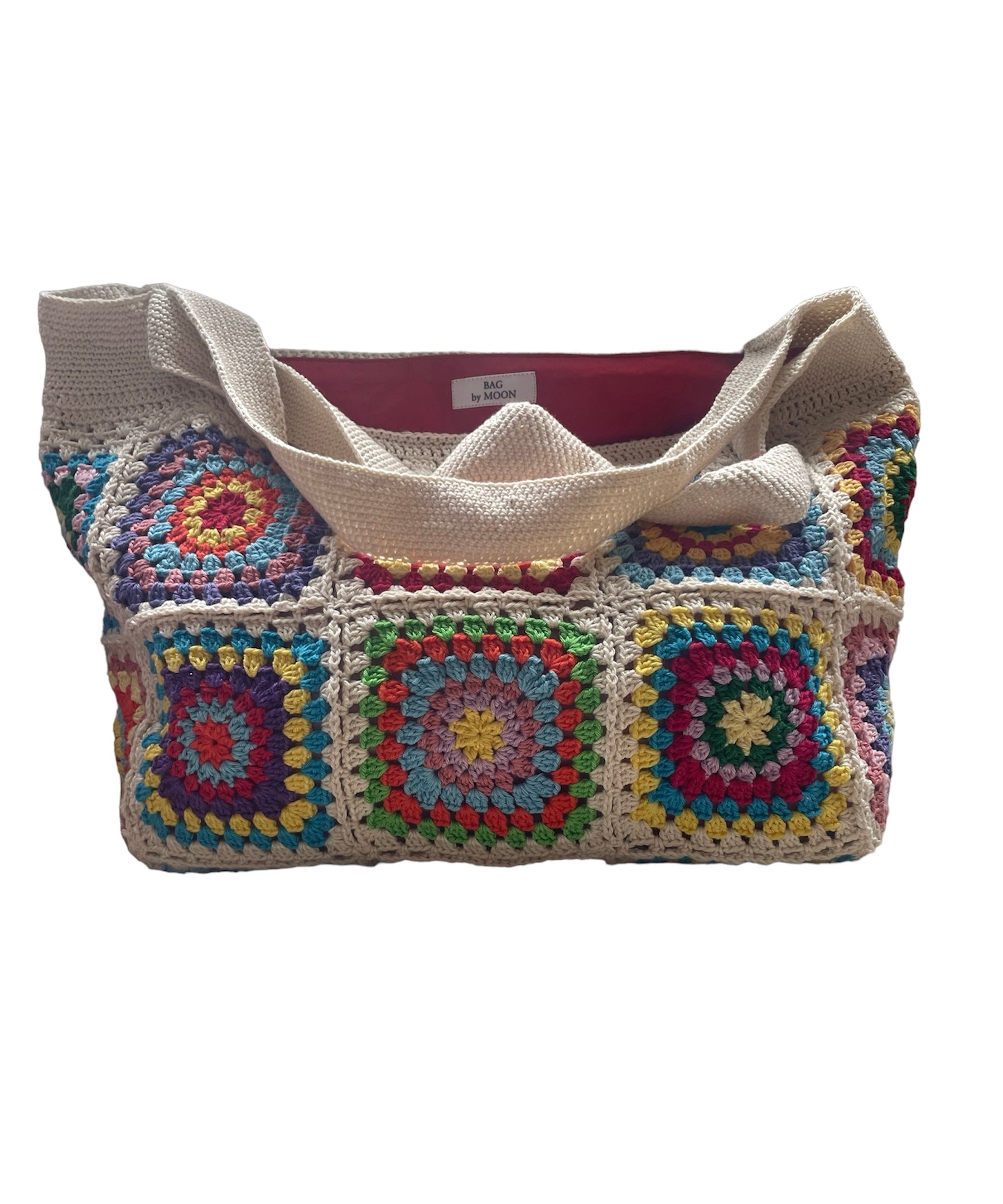 Gehaakte_Schoudertas_Granny_Squares_felle_kleuren_met_cream