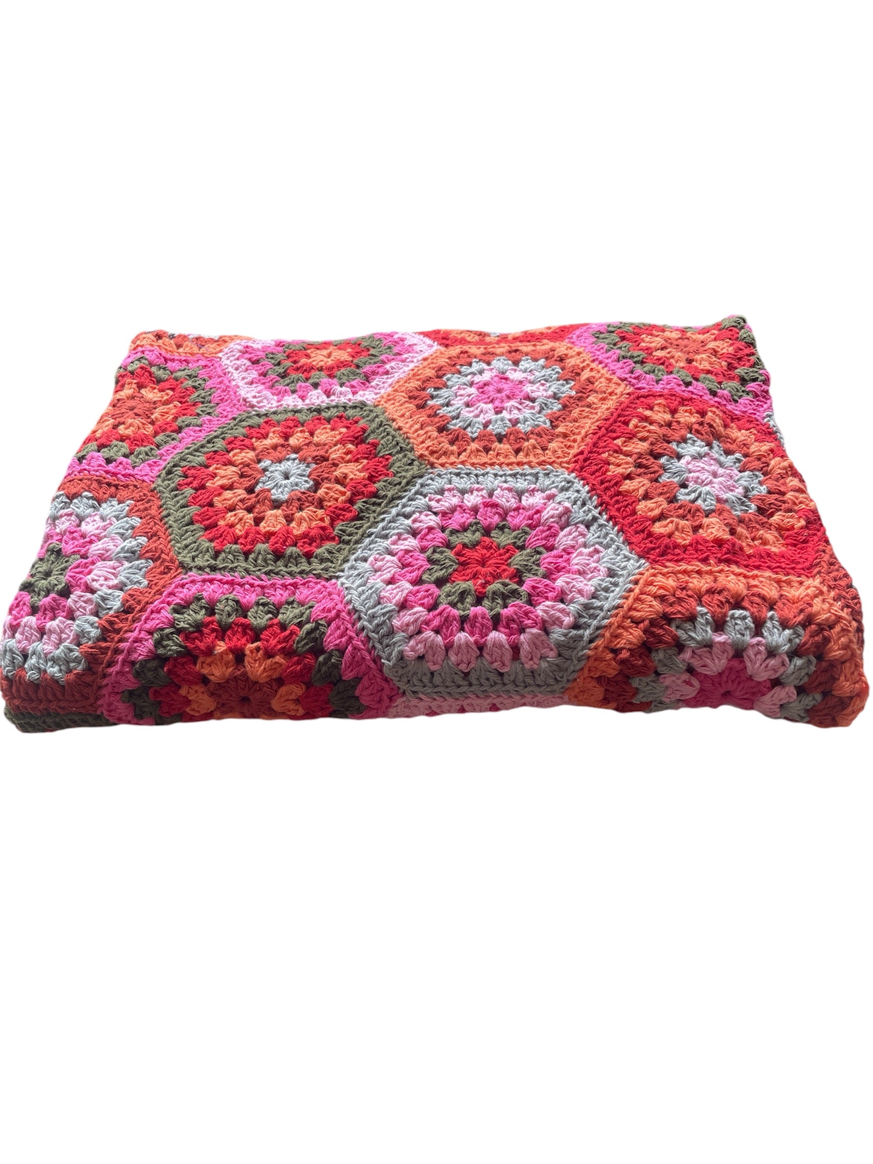 Gehaakte deken granny squares