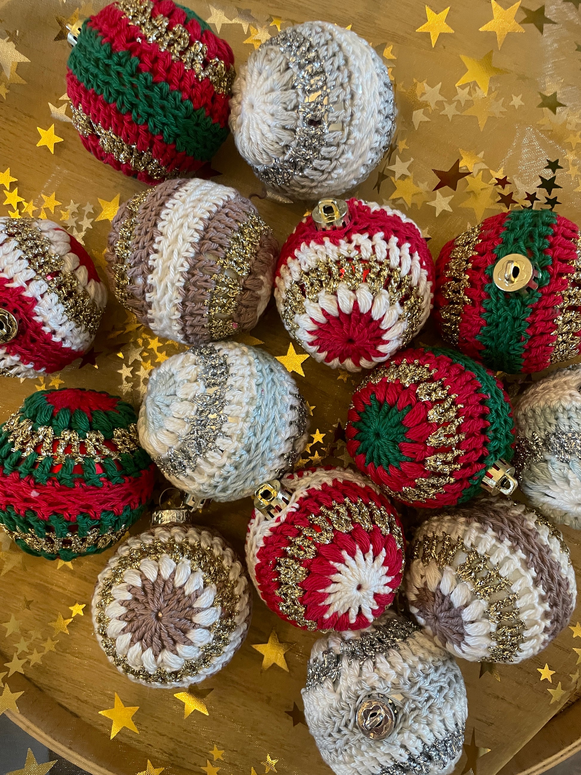 Gehaakte Kerstballen