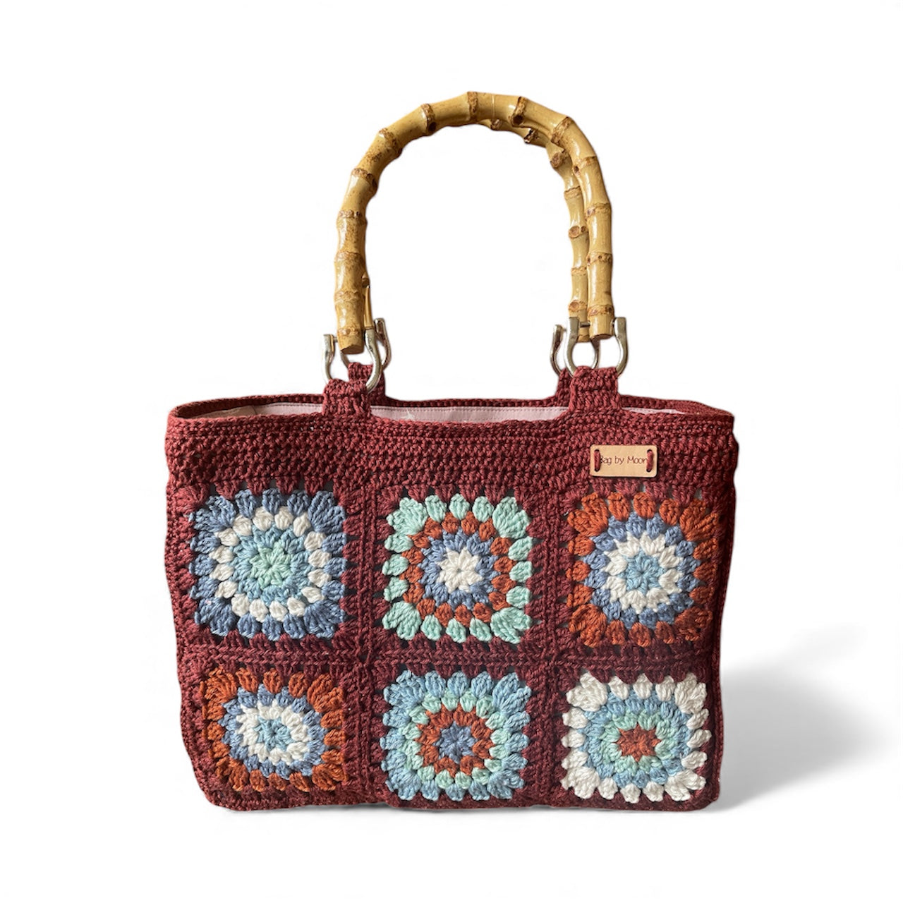 Gehaakte handtas granny squares