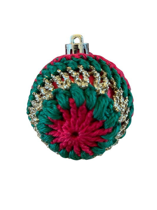 Gehaakte Kerstbal