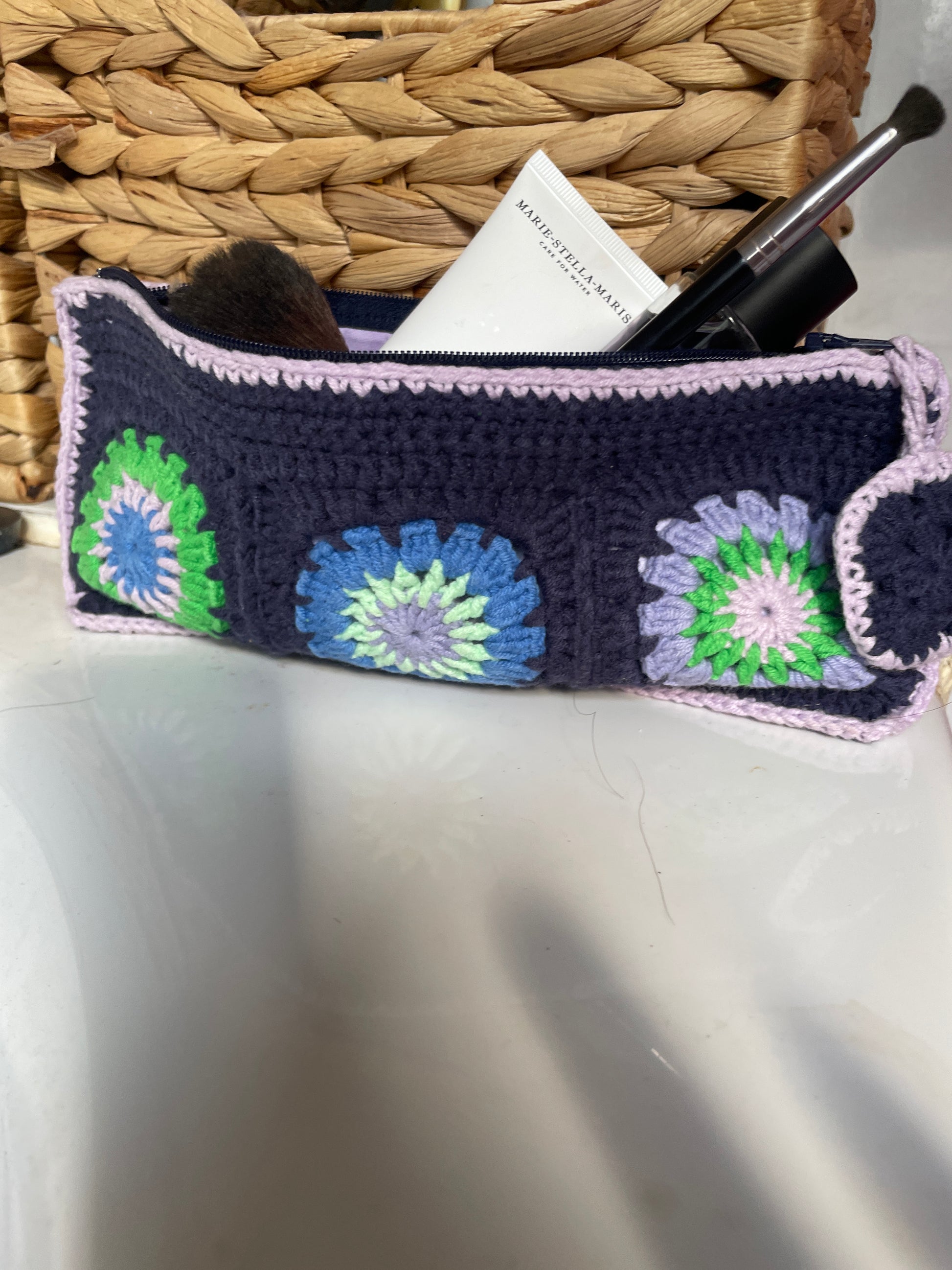 Gehaakt toilettasje granny squares