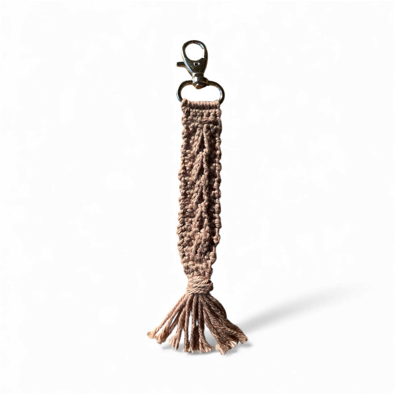 Crochet Tassenhanger - Taupe