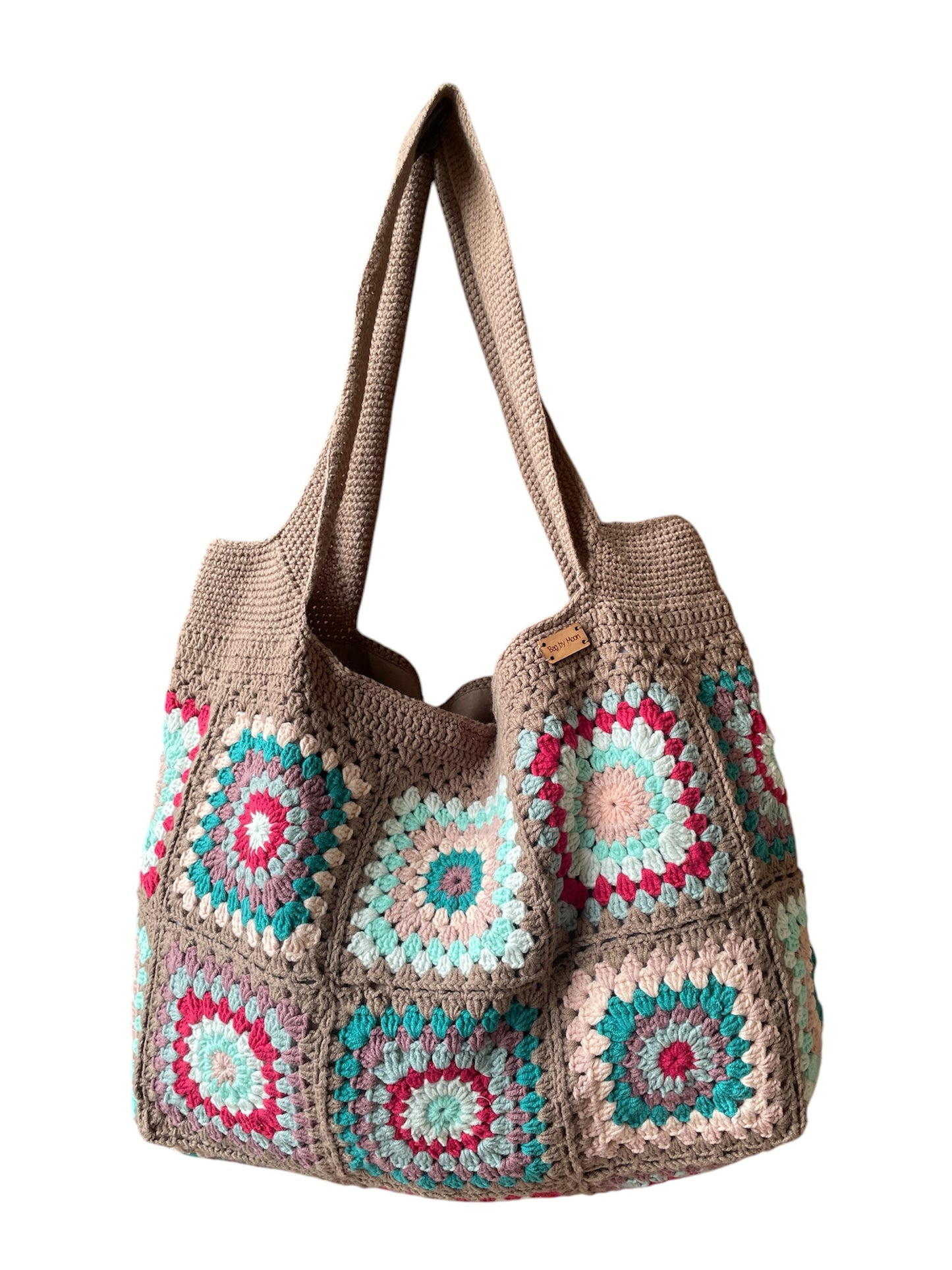 Gehaakte Schoudertas Granny Squares